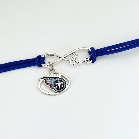 Tennessee Titans NFL Leather Charm Bracelet NEW - Picture 5 of 6